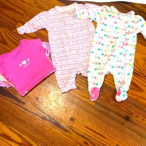 9piece of new baby girl clothes